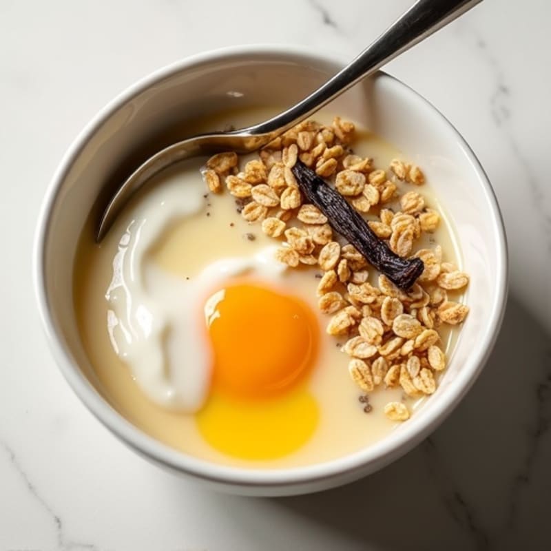 Protein-Packed Vanilla Bean Custard Bowl