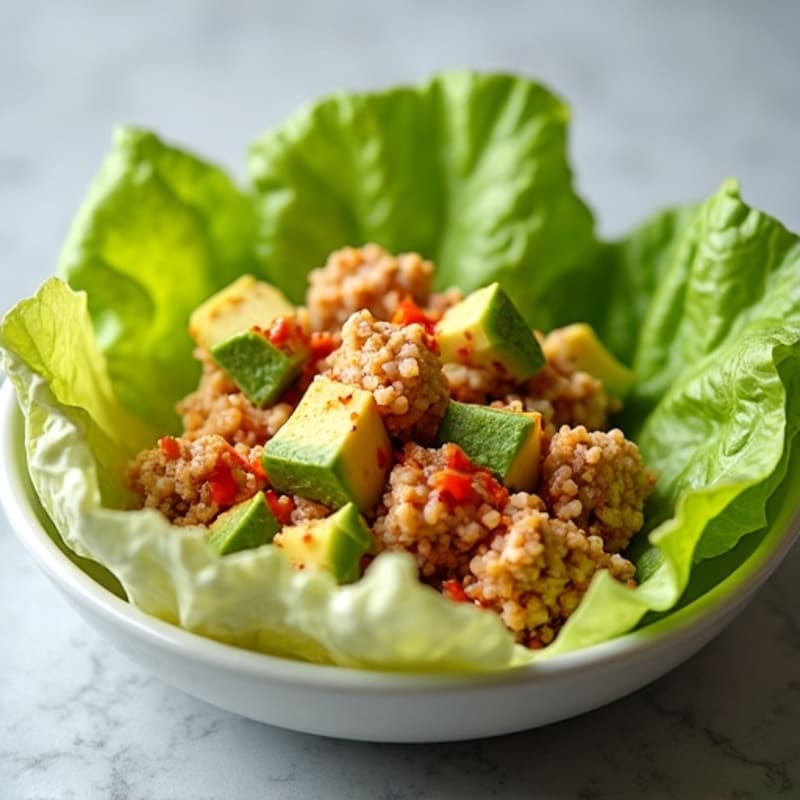 Spicy Sriracha Tuna Lettuce Wrap