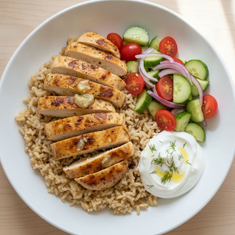 Chicken Shawarma Rice Bowl