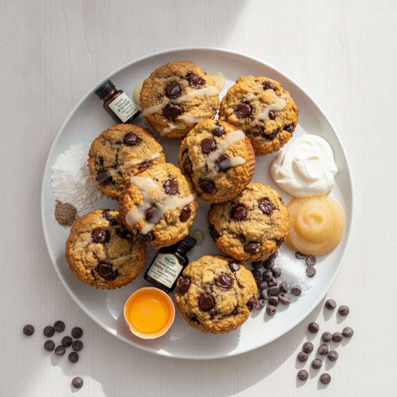 Chocolate Chip Protein Muffins