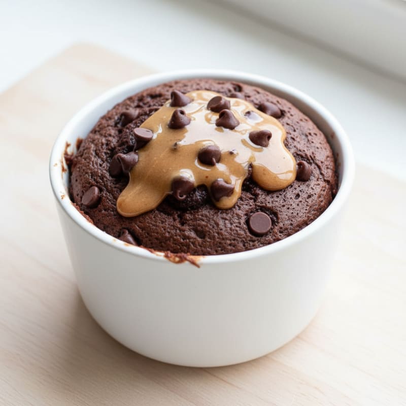 Creamy Chocolate Protein Mug Cake
