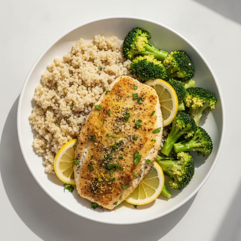 Lemon Herb Baked Tilapia