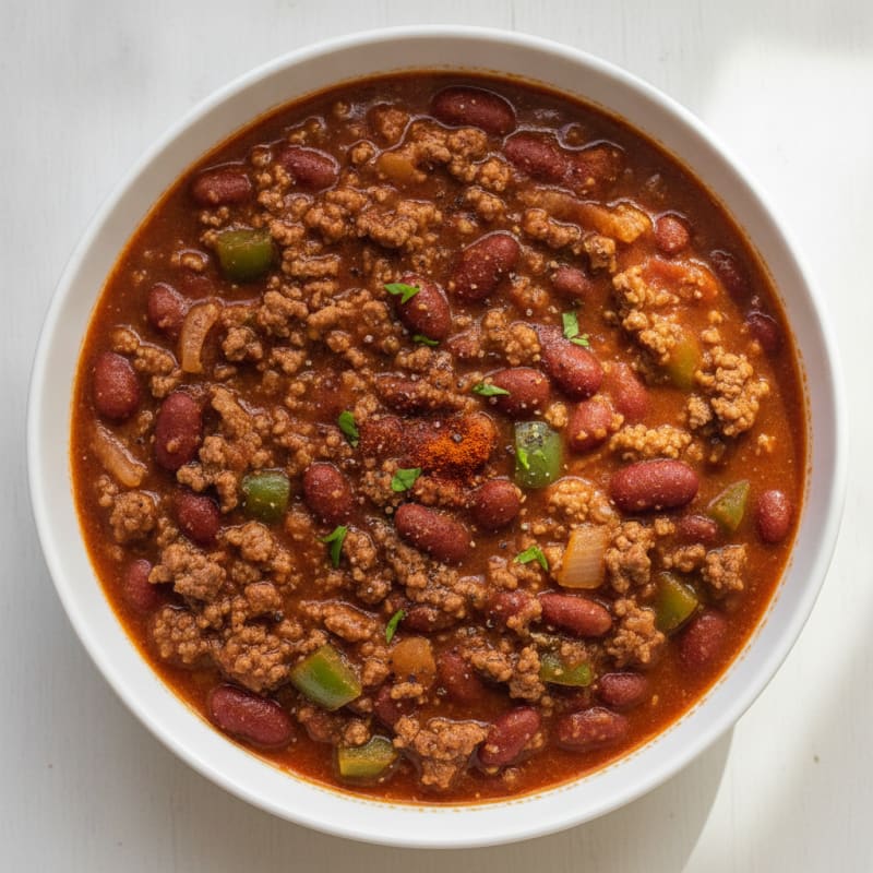 Hearty Beef and Bean Chili