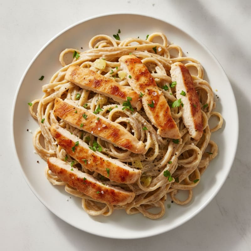 Chicken Alfredo Fettuccine Pasta