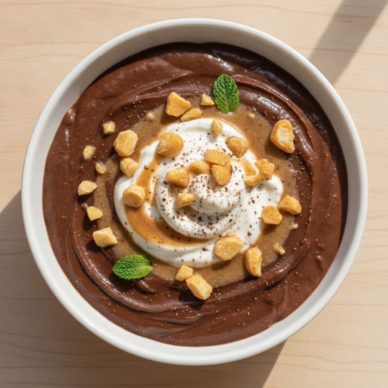 Silky Chocolate Protein Pudding