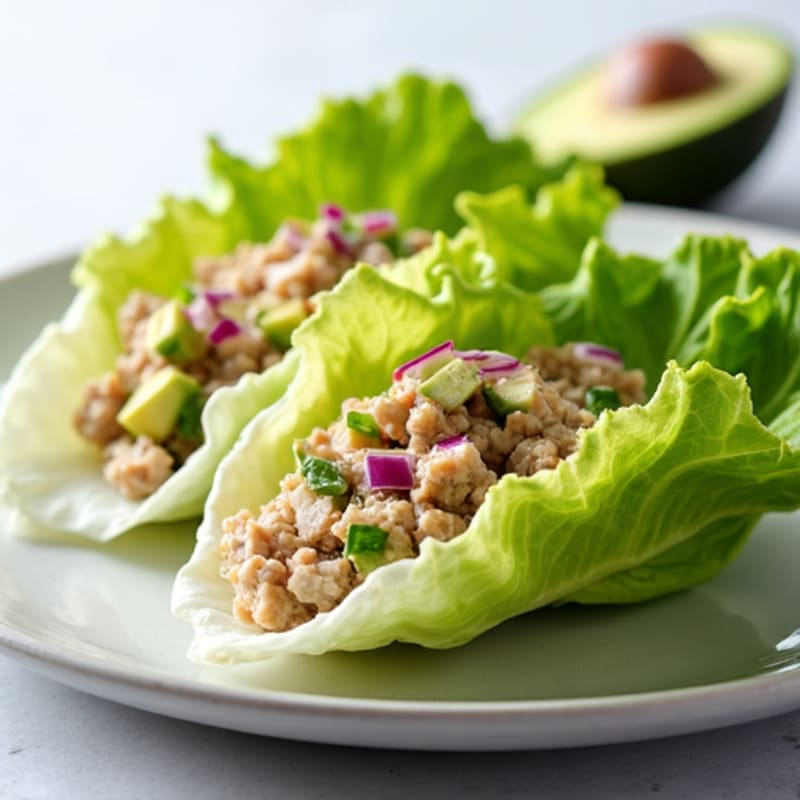 Tuna Salad Lettuce Wraps