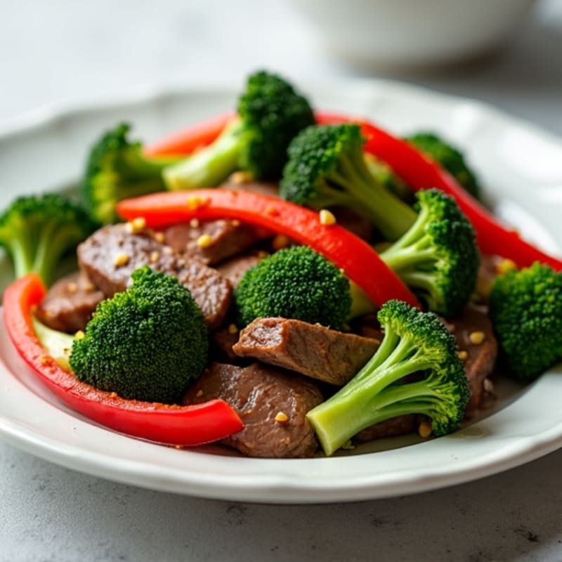 Lean Beef and Crispy Broccoli Stir-Fry