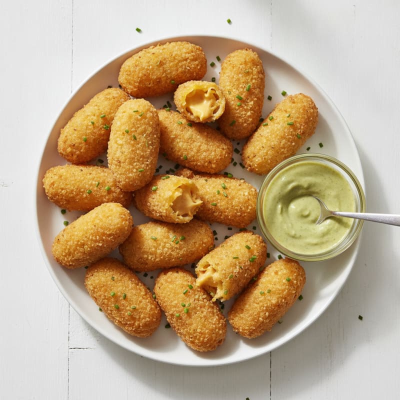Golden Macaroni and Cheese Bites