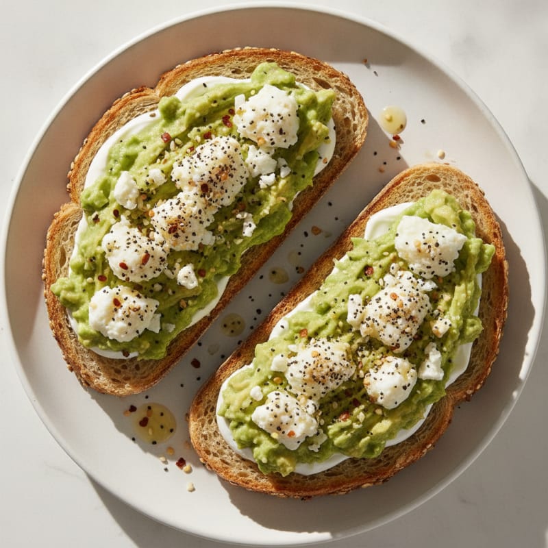 High-Protein Everything Avocado Toast