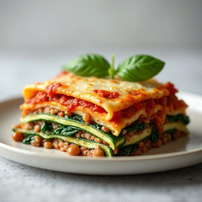 Healthy Layered Veggie Lasagna