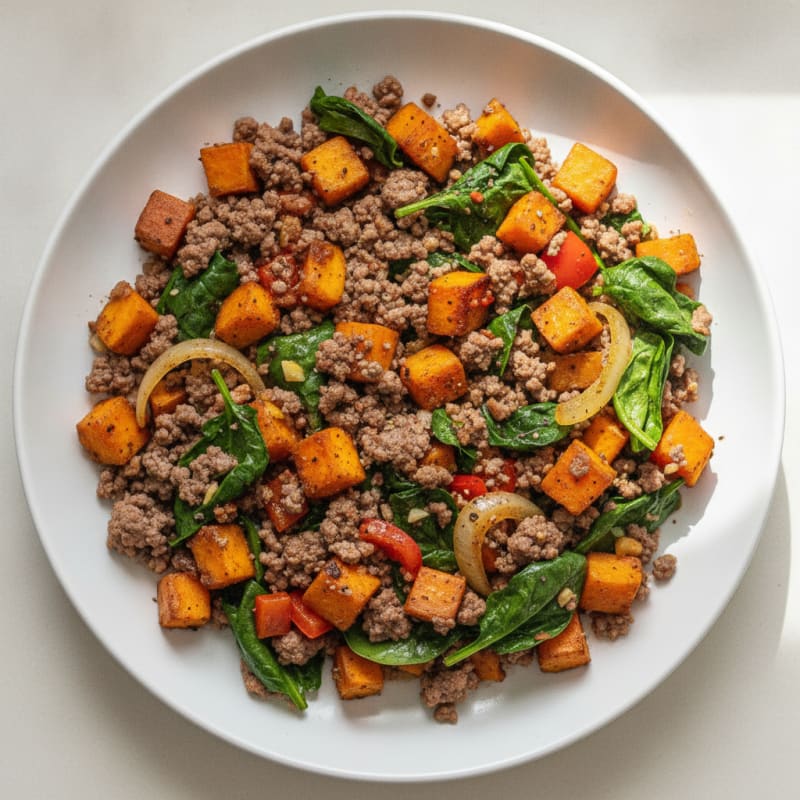 Ground Beef and Vegetable Skillet