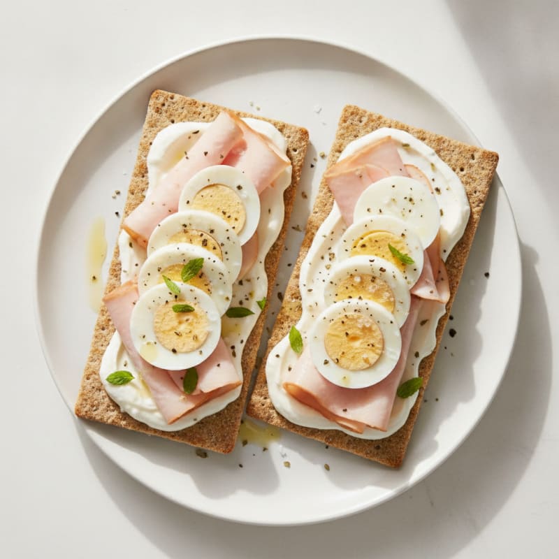 Mediterranean Turkey & Egg Toast