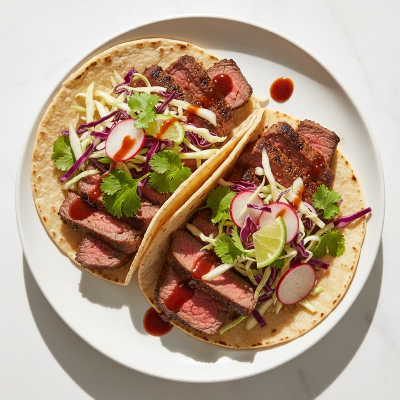 Smoky Chili-Lime Steak Tacos