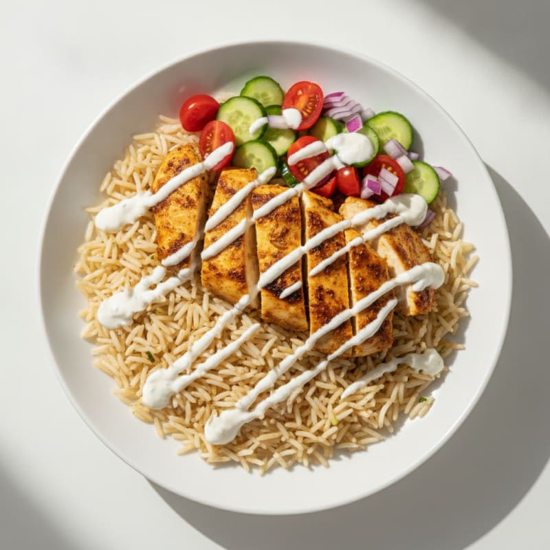 Chicken Shawarma Rice Bowl