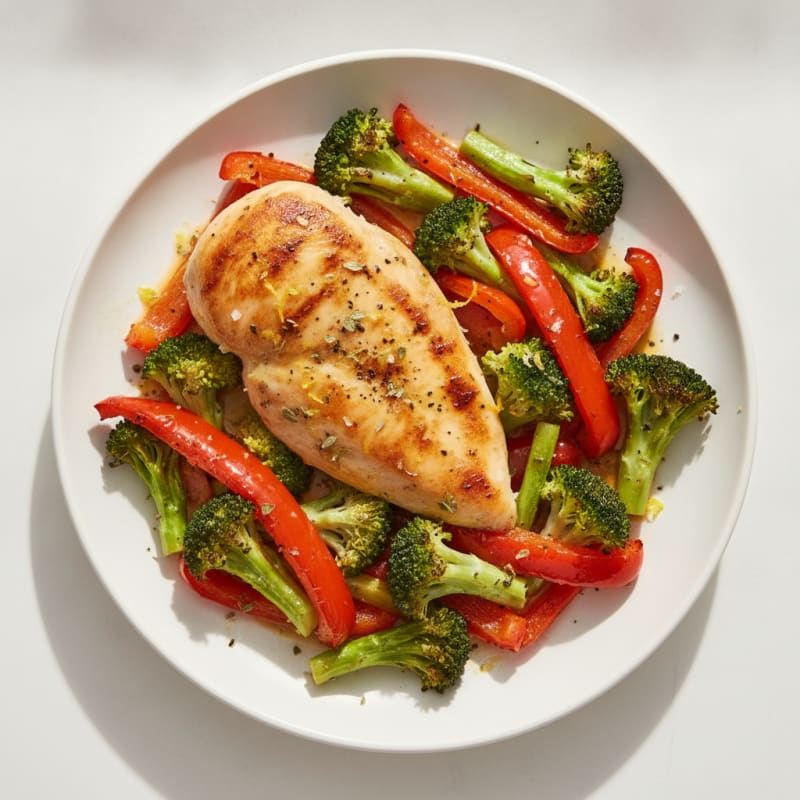 Sheet Pan Lemon Herb Chicken and Veggies