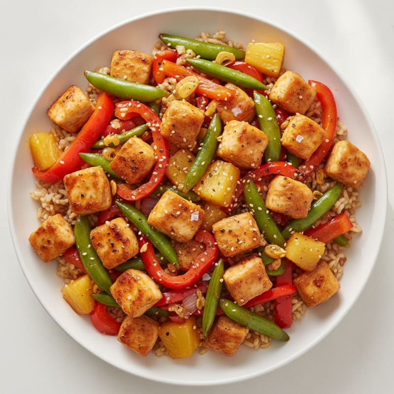 Sweet and Sour Chicken Stir-Fry