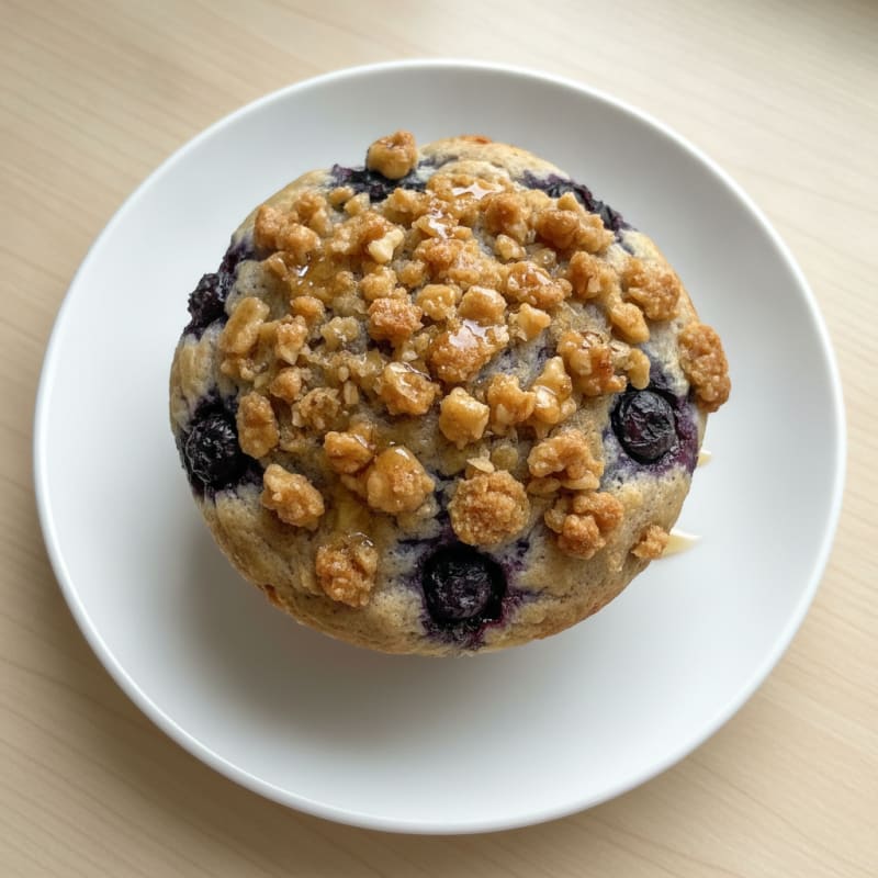 Blueberry Mug Muffin with Streusel Topping