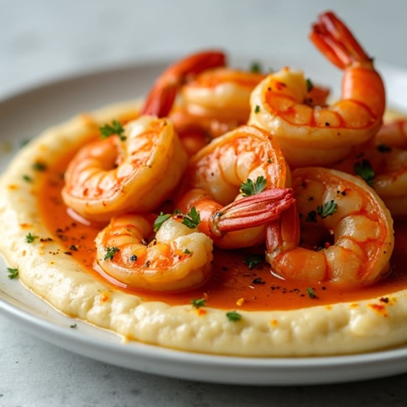 Cajun Shrimp with Creamy Grits