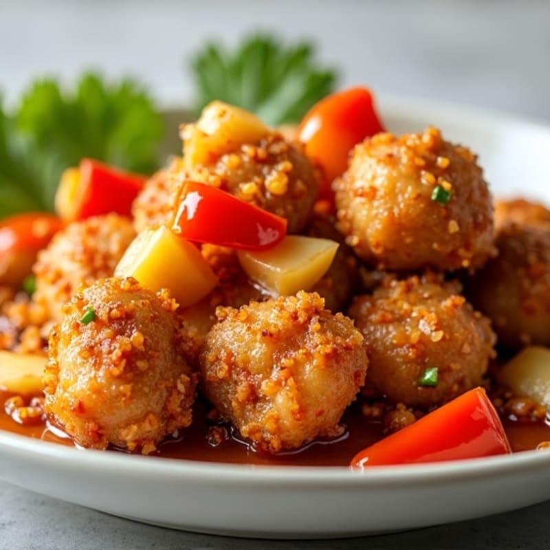 Crispy Baked Sweet and Sour Chicken