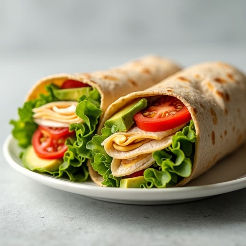 Fresh Turkey Avocado Wrap