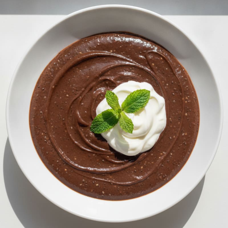 Silky Chocolate Protein Pudding