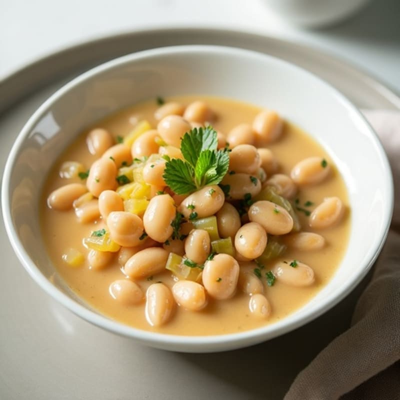 Creamy Wholesome Butter Bean and Leek Stew