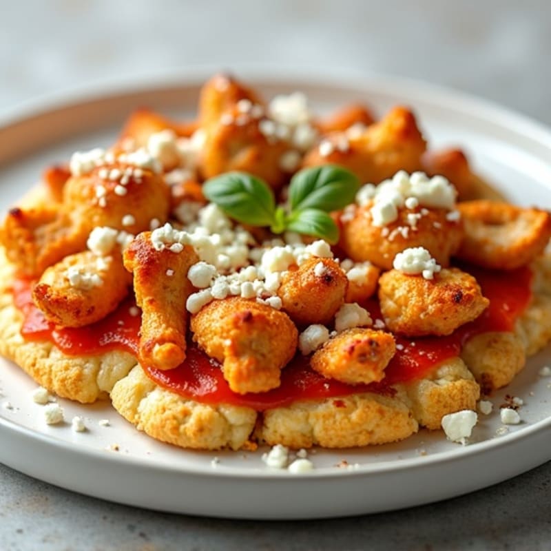 Crispy Buffalo Chicken Pizza