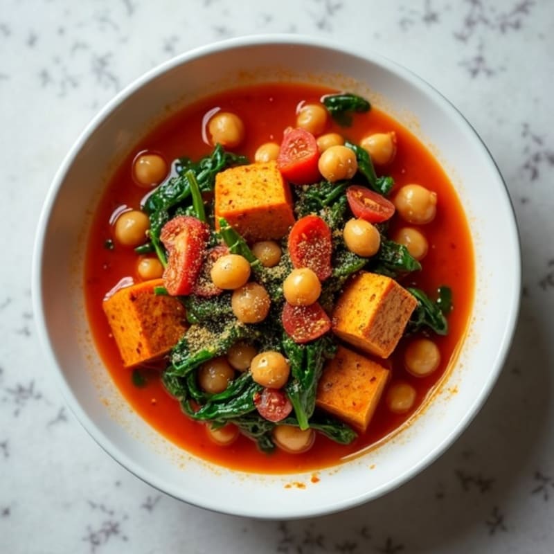 Hearty Spiced Chickpea and Tomato Stew