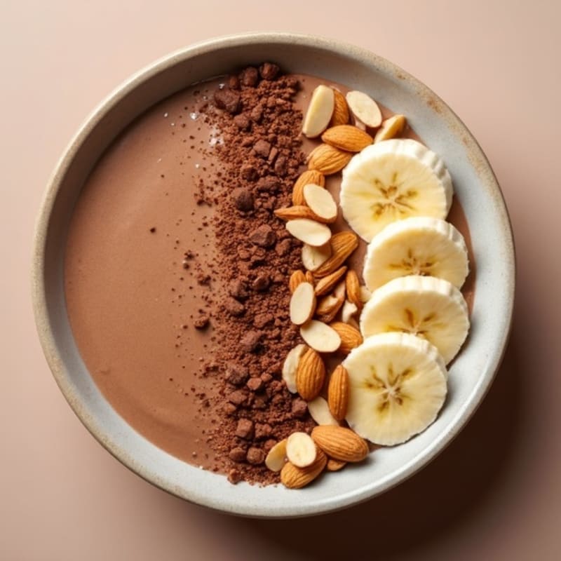 Protein-Packed Chocolate Peanut Butter Smoothie Bowl