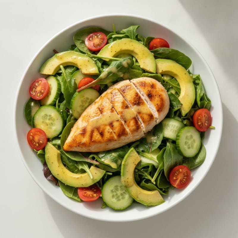Vibrant Garden Green Salad