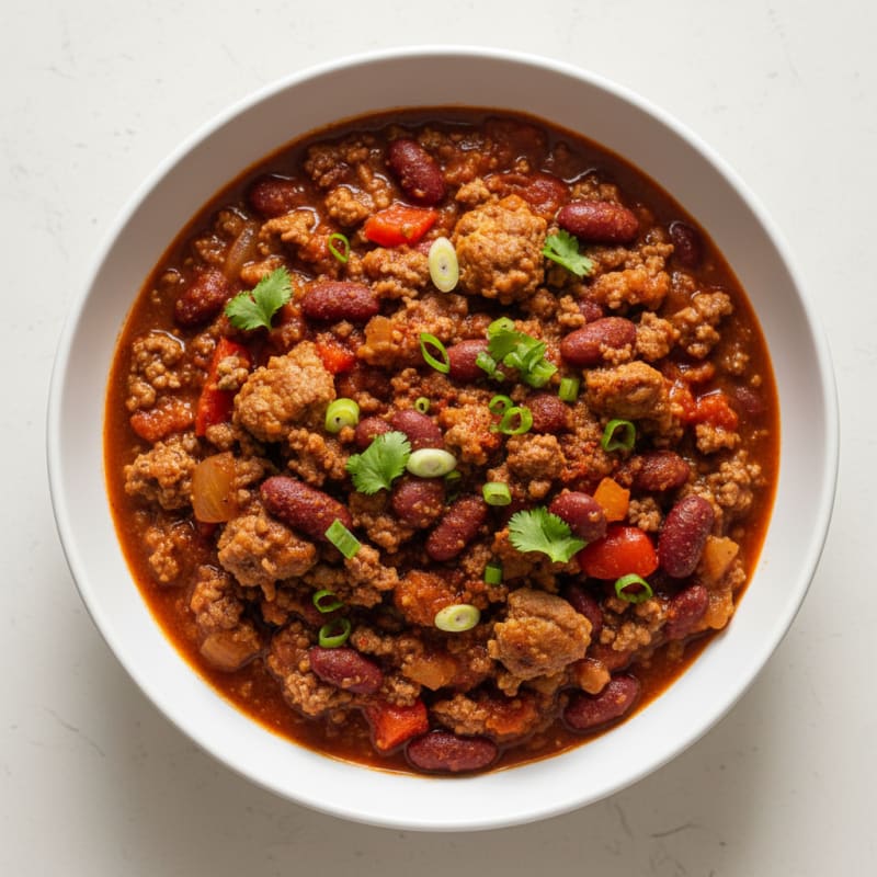 Tender Smoky Beef and Bean Chili