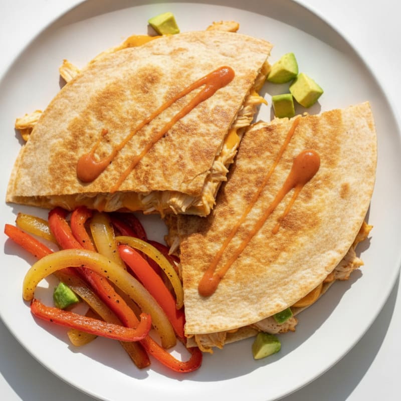 Chicken and Cheese Quesadilla