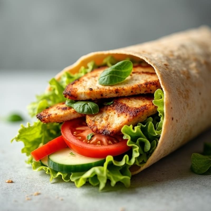 Fresh Grilled Chicken Whole Wheat Wrap