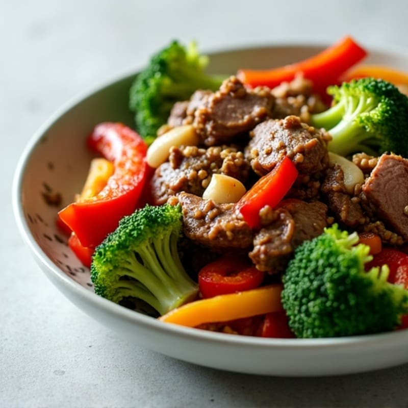 Ginger-Garlic Beef and Broccoli Stir-Fry