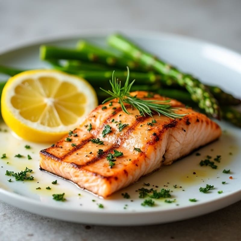 Lemon Herb Grilled Salmon
