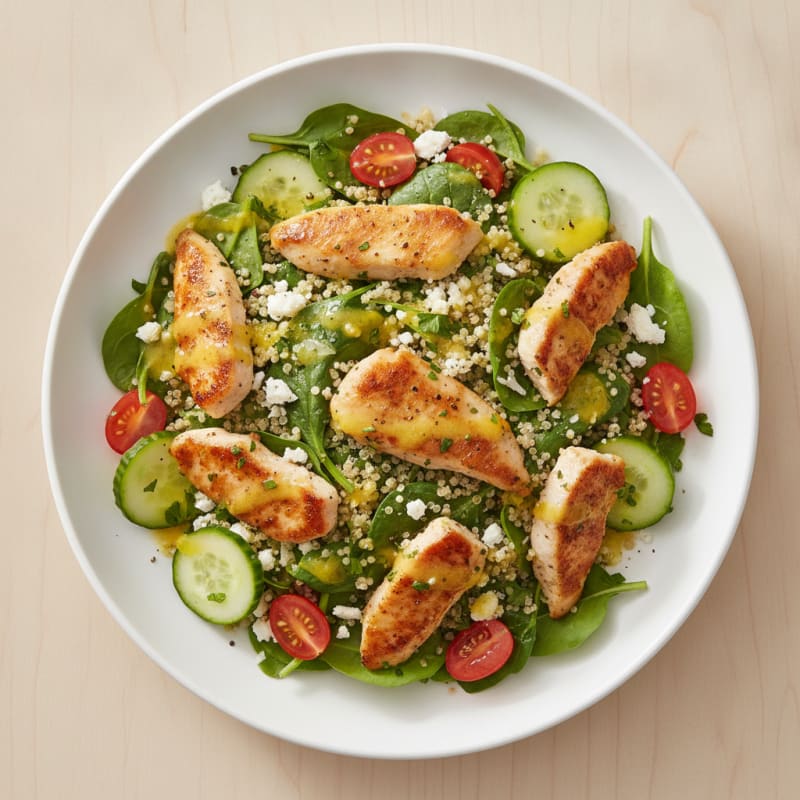Lemon-Herb Chicken and Quinoa Salad