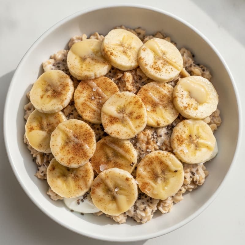 Banana Greek Yogurt Overnight Oats