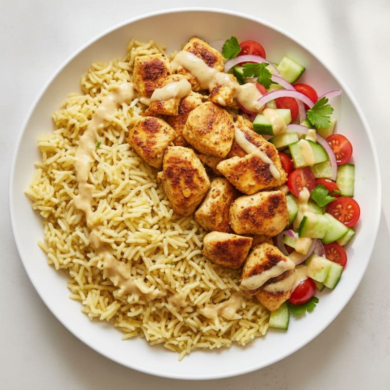 Chicken Shawarma Rice Bowl