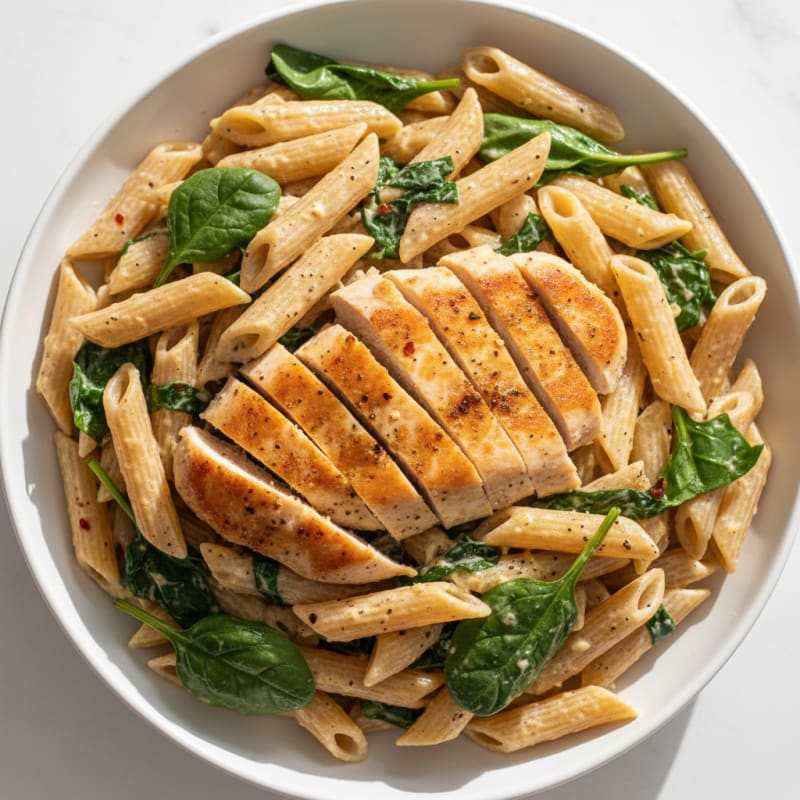 Creamy Garlic Parmesan Chicken Pasta