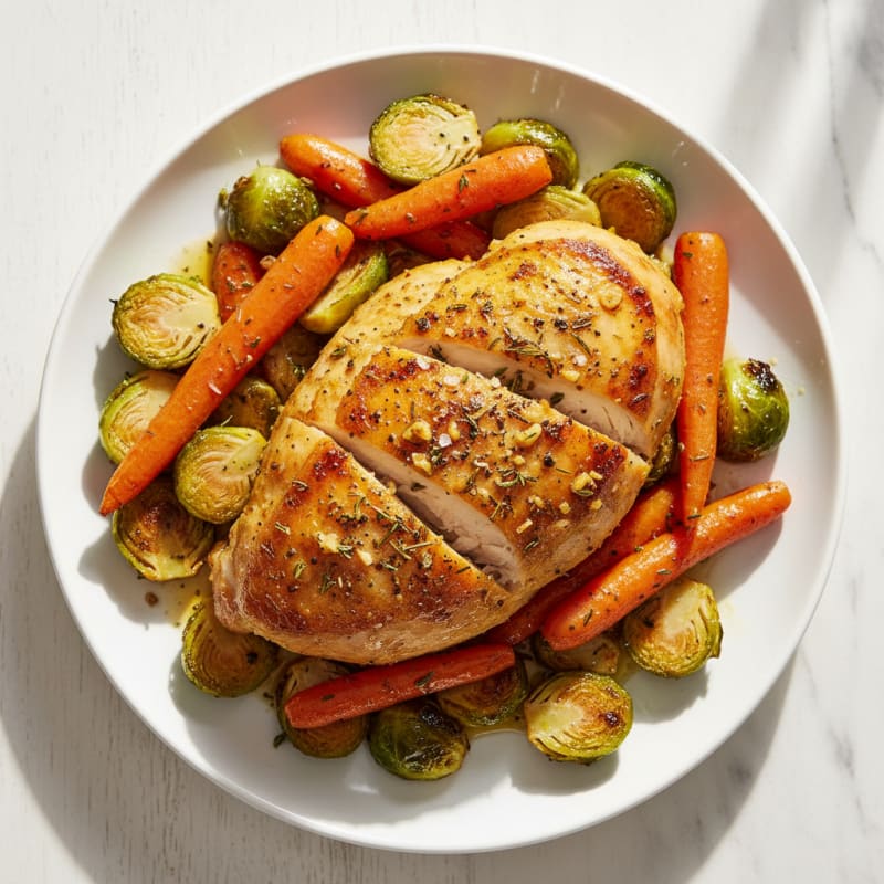Golden Herb-Roasted Rotisserie Chicken