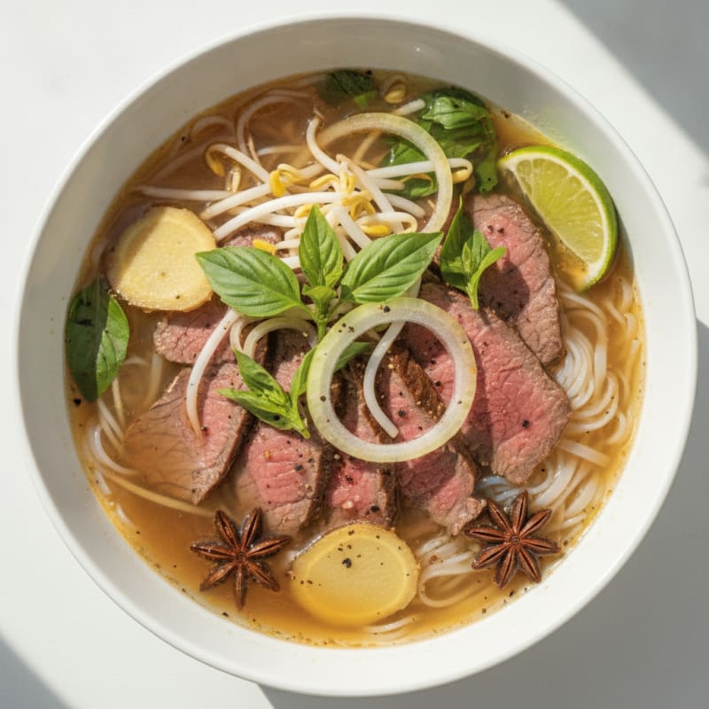 Beef Pho Noodle Soup