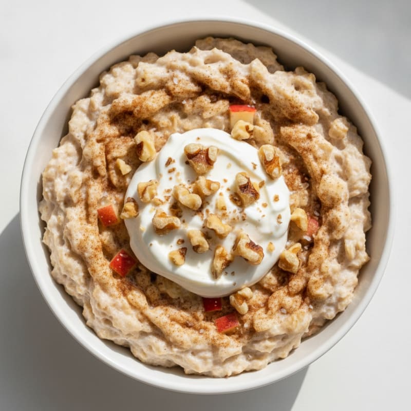Apple Cinnamon Spiced Oatmeal