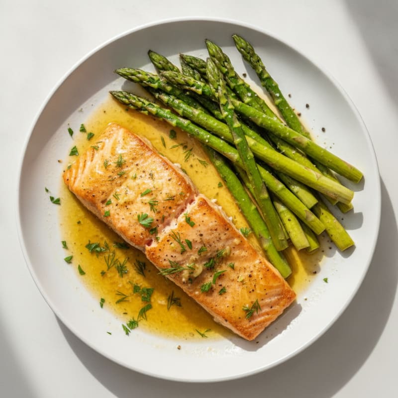 Garlic Herb Butter Salmon