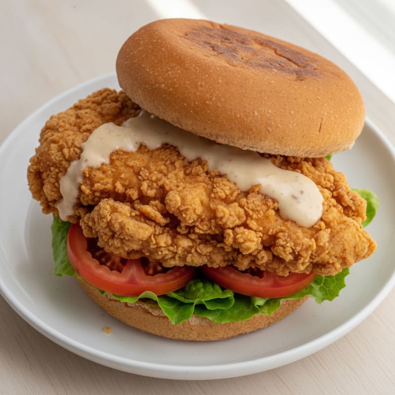 Crispy Buttermilk Fried Chicken Sandwich