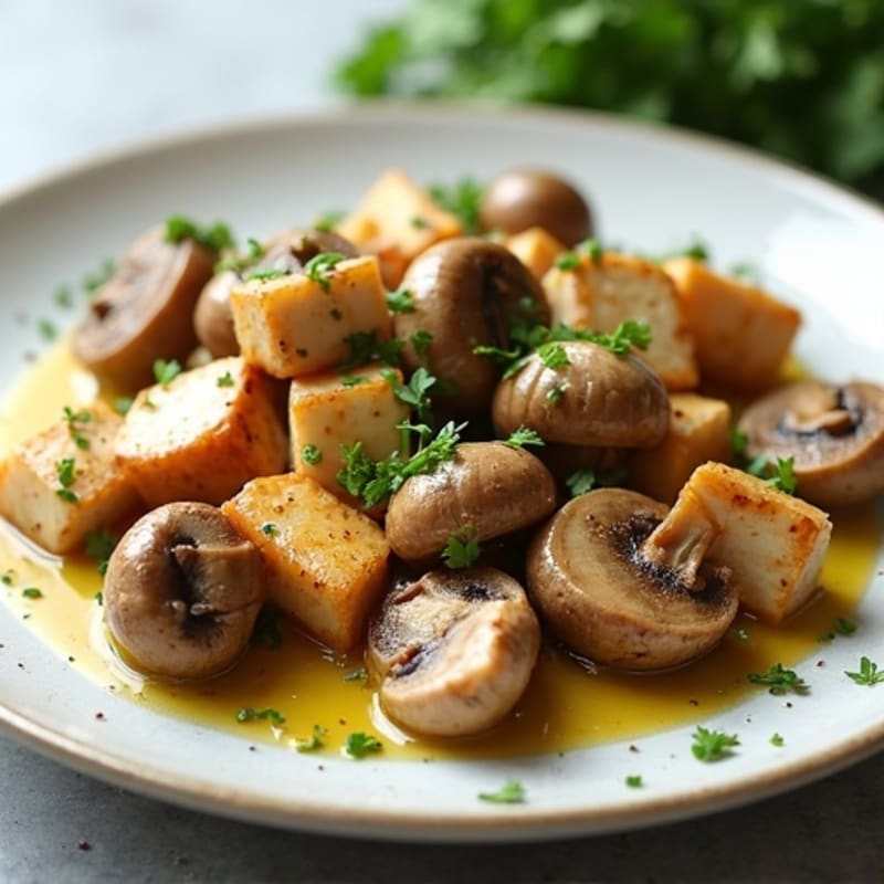 Garlic-Butter Roasted Mushrooms with Fresh Herbs
