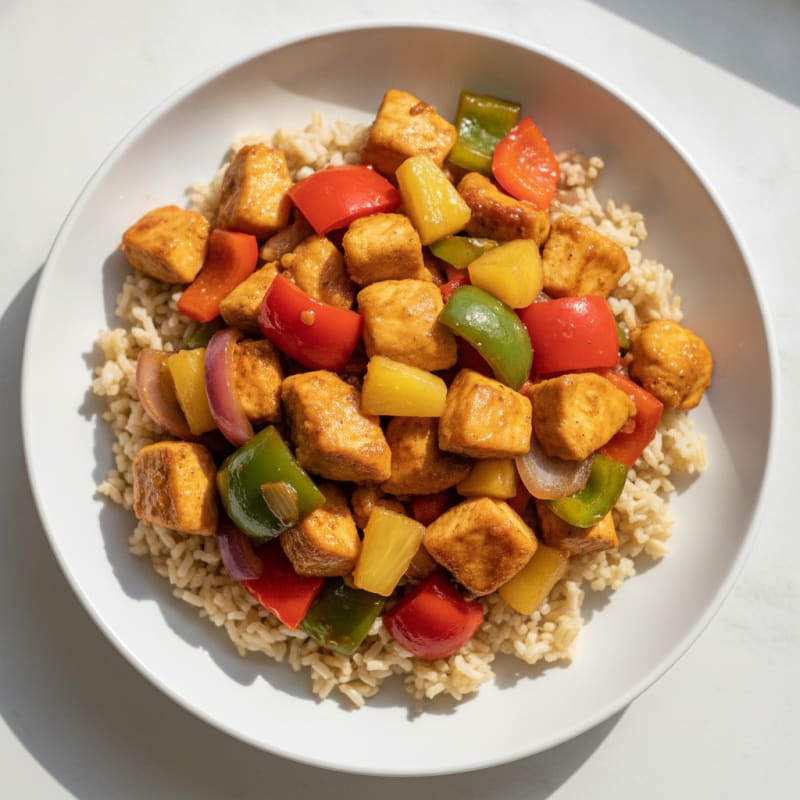 Sweet and Sour Chicken Stir-Fry
