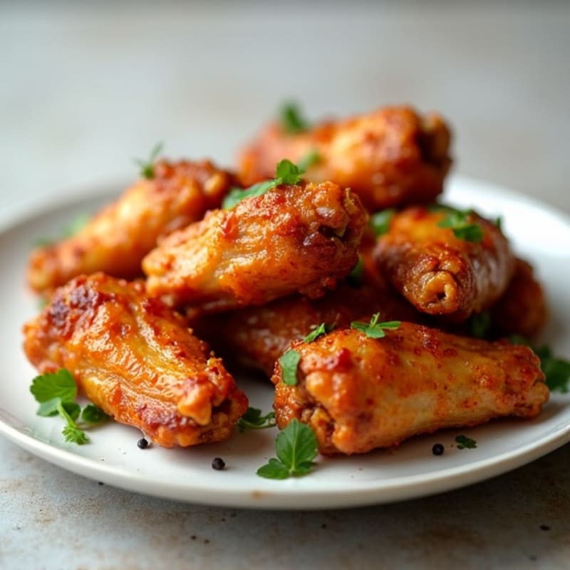 Crispy Baked Honey Garlic Chicken Wings