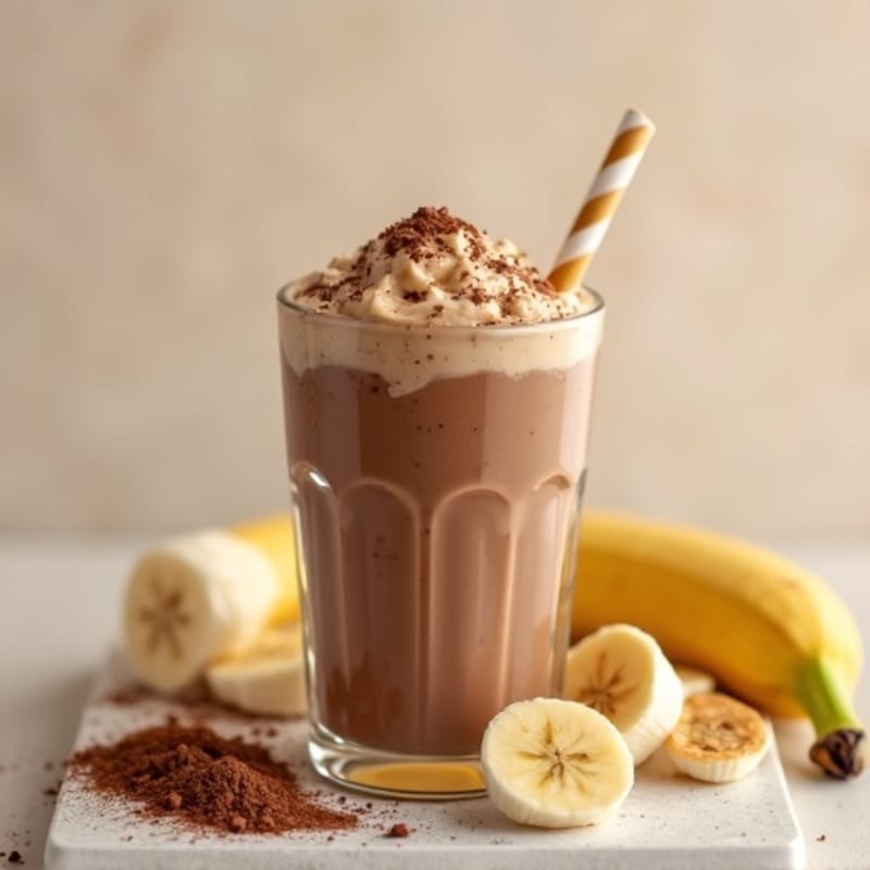 Creamy Plant-Based Chocolate Peanut Butter Protein Shake