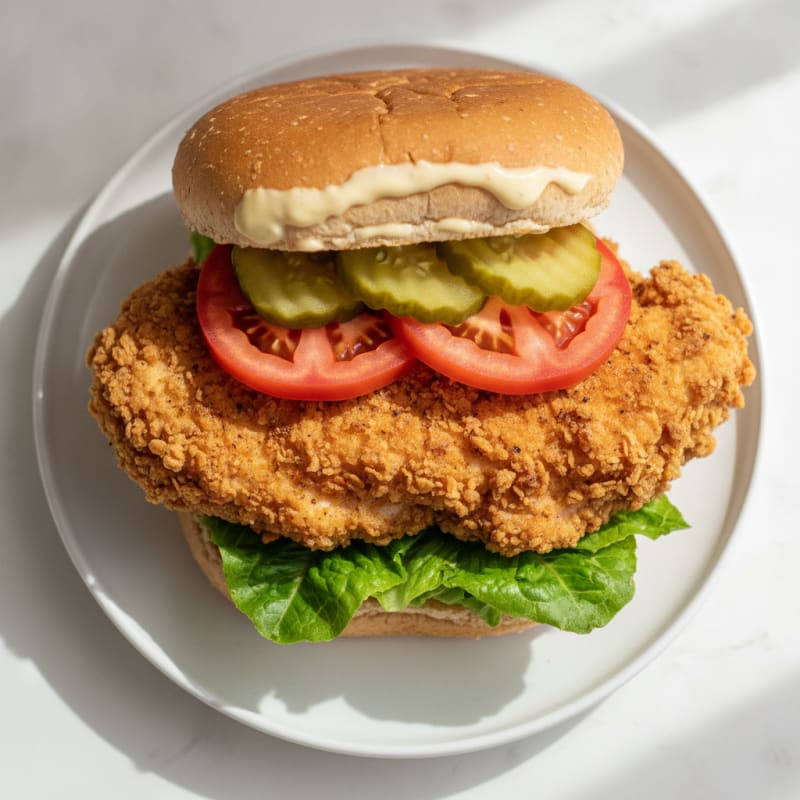 Crispy Buttermilk Fried Chicken Sandwich
