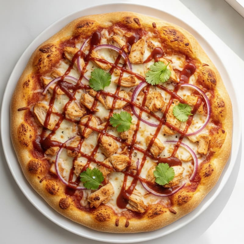 High-Protein BBQ Chicken Pizza